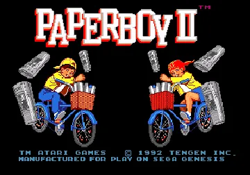 Paperboy 2 (USA, Europe) screen shot title